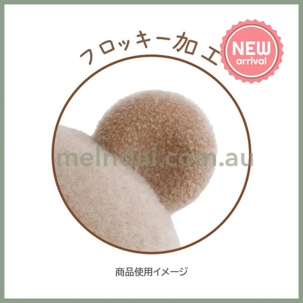 SAN-X | Rilakkuma x Mister Donut Chairoikoguma Petit Flocked Mini Figure 35x30x30mm