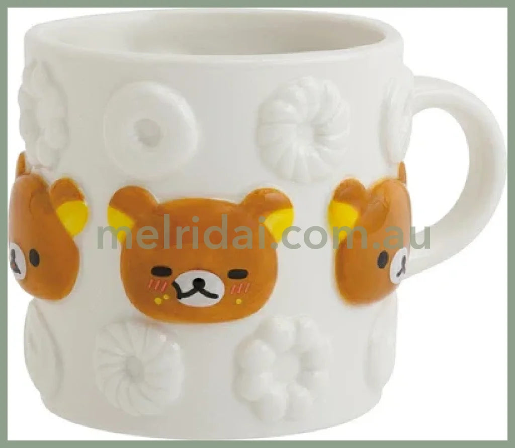 SAN-X | Rilakkuma Mug Cup 90×90φ (Mister Donut Standing)