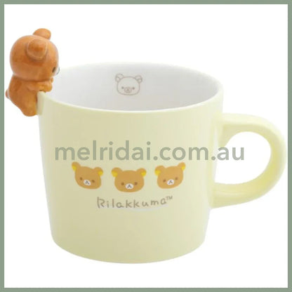 SAN X | Rilakkuma Mug with Mascot Nokkari Figure 120×120×105mm