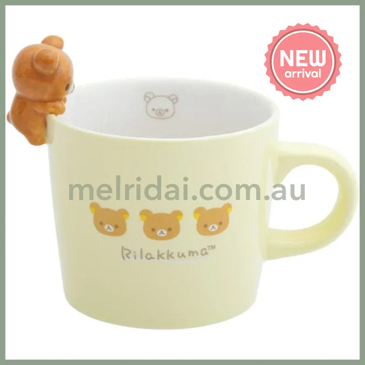 SAN X | Rilakkuma Mug with Mascot Nokkari Figure 120×120×105mm
