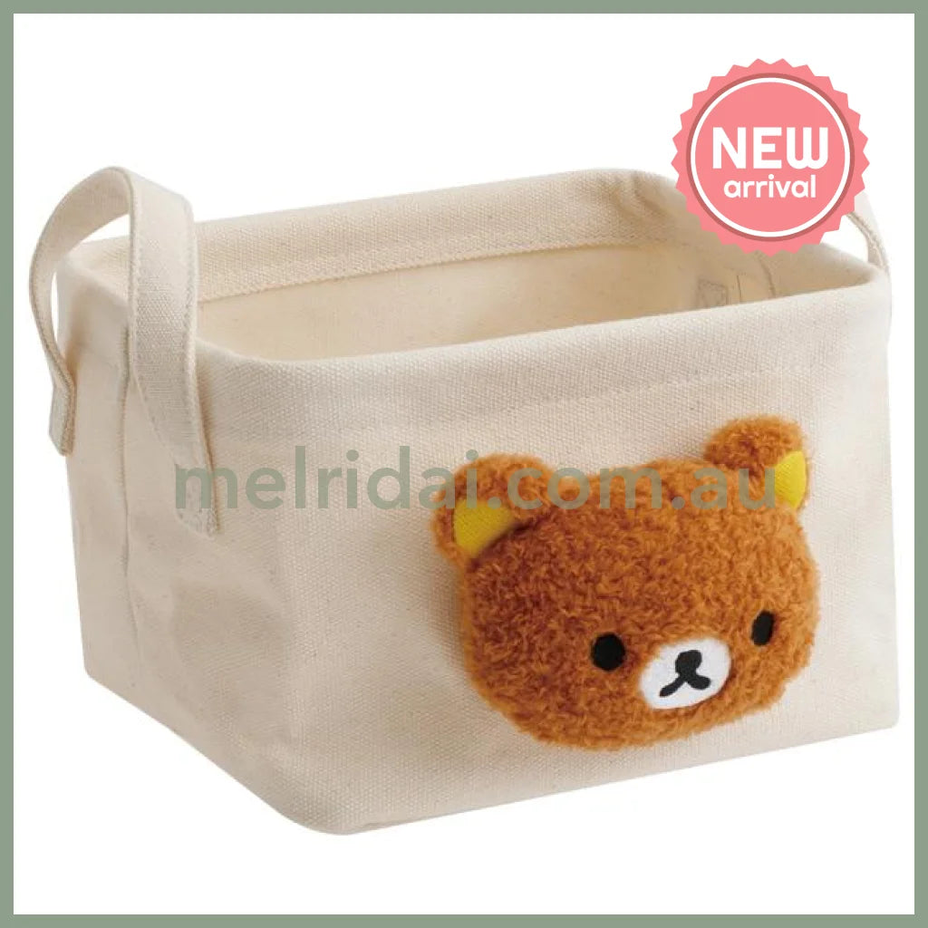 SAN-X | Rilakkuma Multipurpose Tray L With Mascot Storage Box 140×210×195mm (Stay With Me)
