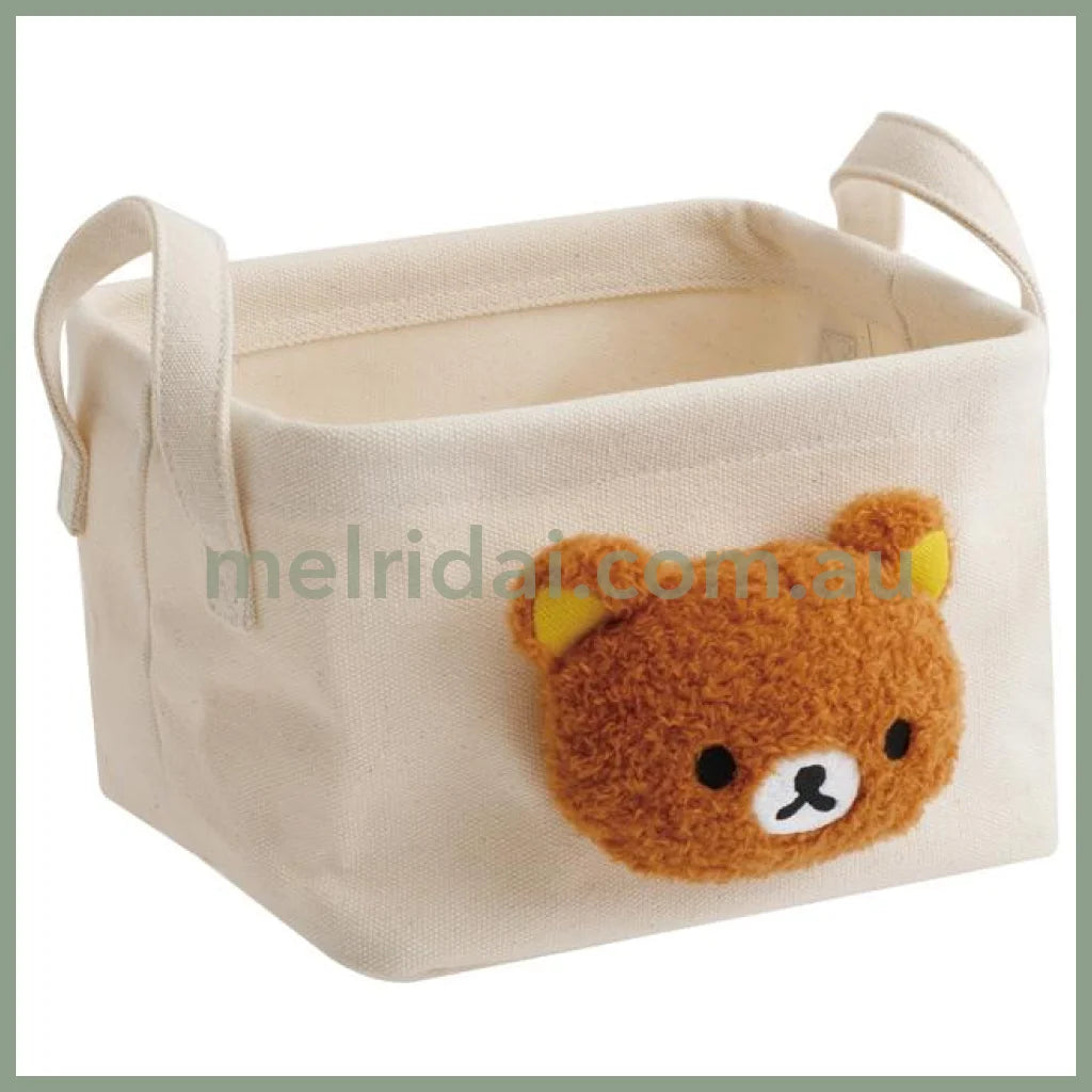 SAN-X | Rilakkuma Multipurpose Tray L With Mascot Storage Box 140×210×195mm (Stay With Me)