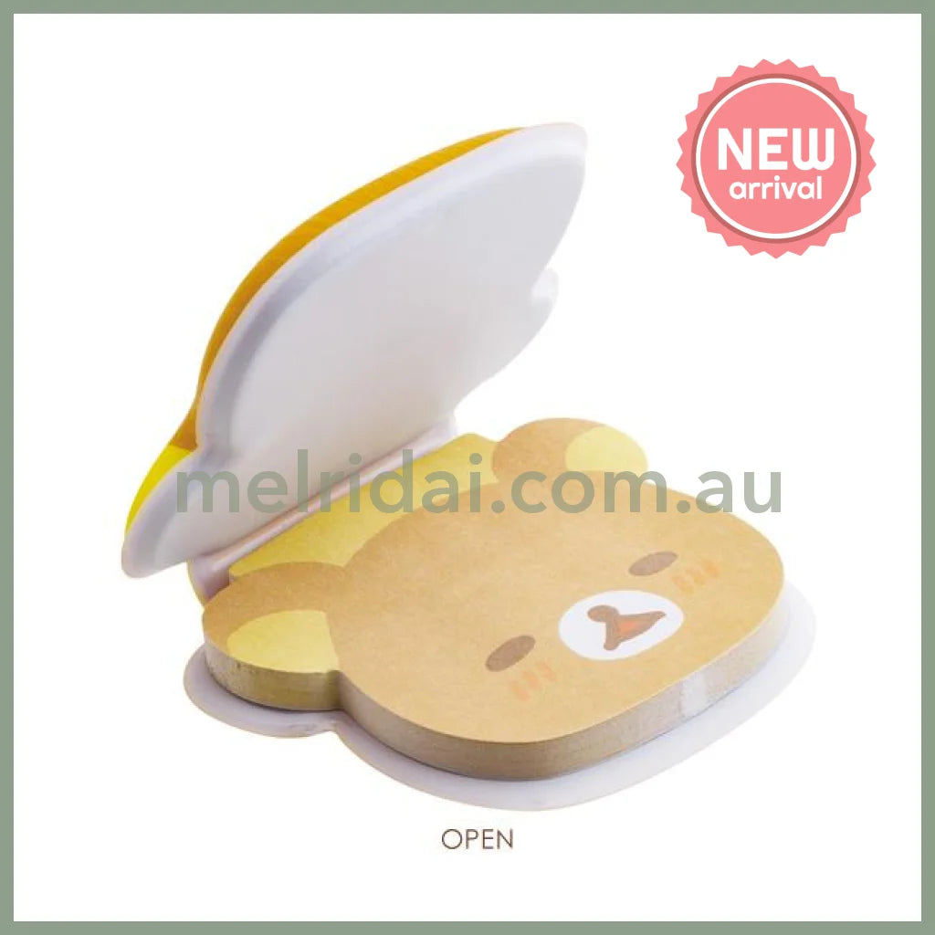 SAN-X | Rilakkuma Neko Sticky Notes with Squishy Cover 50×60×10mm