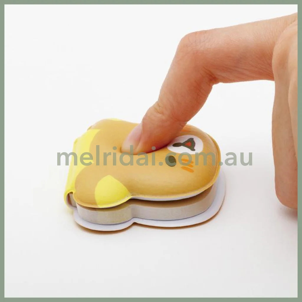 SAN-X | Rilakkuma Neko Sticky Notes with Squishy Cover 50×60×10mm
