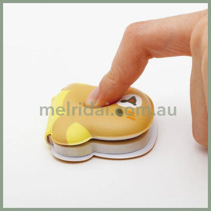 SAN-X | Rilakkuma Neko Sticky Notes with Squishy Cover 50×60×10mm
