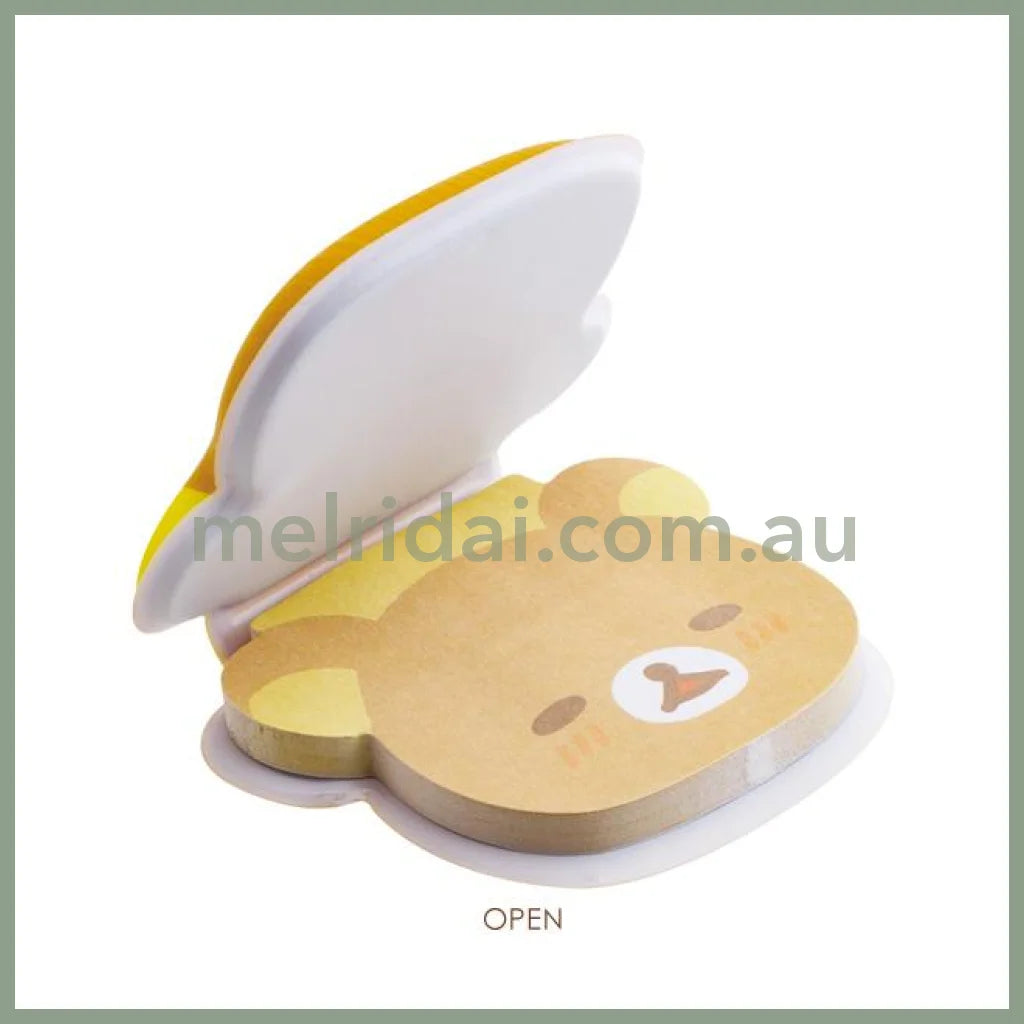 SAN-X | Rilakkuma Neko Sticky Notes with Squishy Cover 50×60×10mm