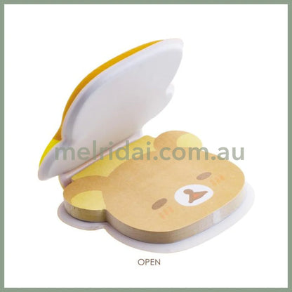 SAN-X | Rilakkuma Neko Sticky Notes with Squishy Cover 50×60×10mm