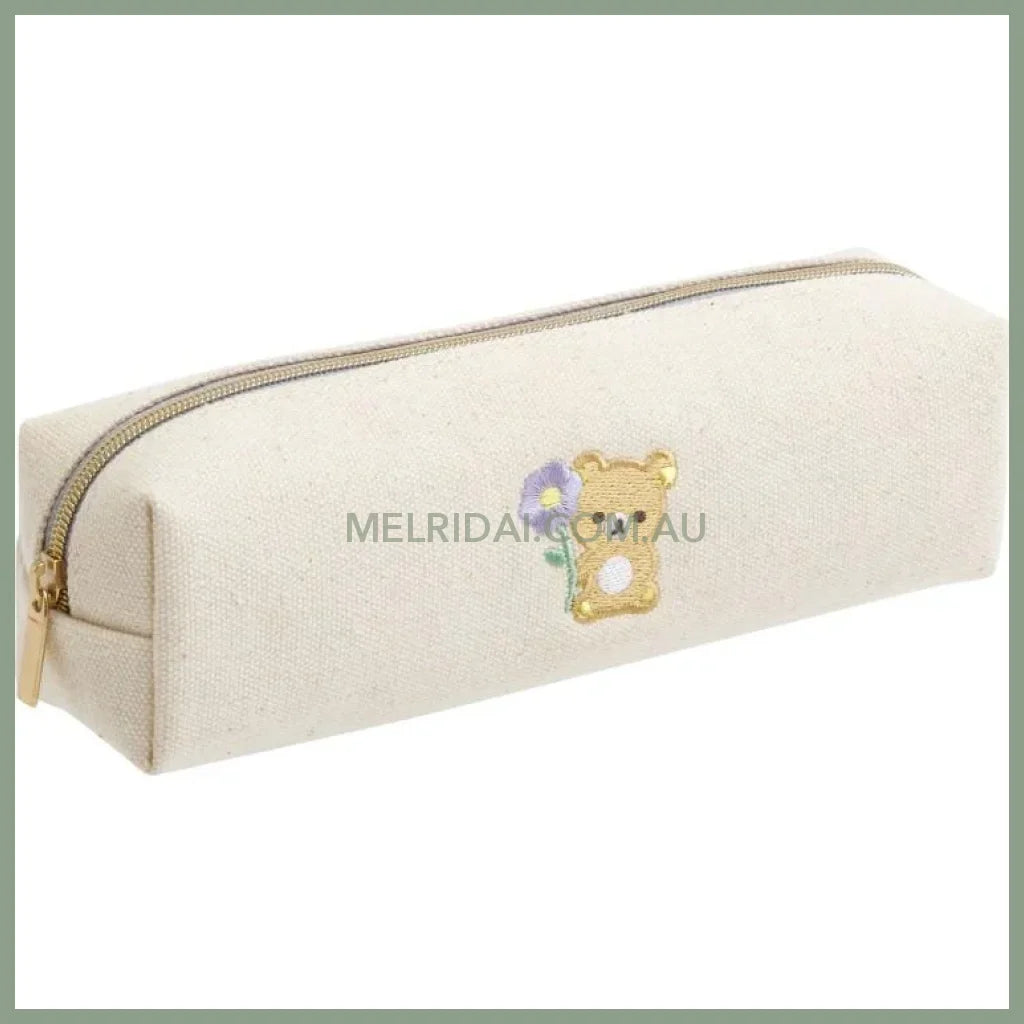 BASIC RILAKKUMA Flower- Pen Pouch