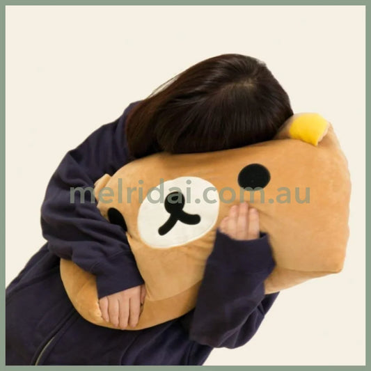 SAN-X | Rilakkuma Plush Doll Super Mochi Mochi Hug Cushion 35x53x12cm