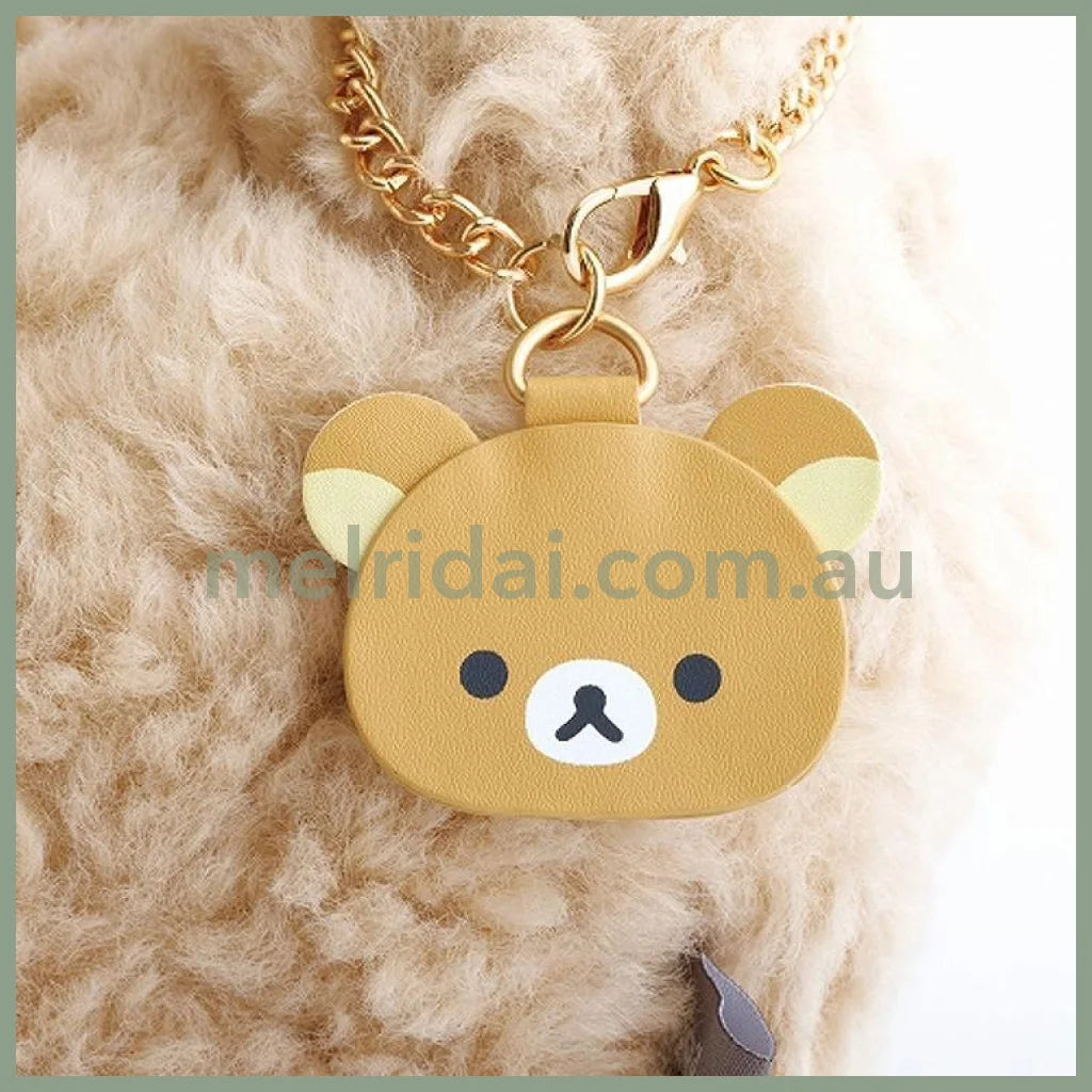 SAN-X | Rilakkuma Plush Hand Bag 180×300×80mm (New Basic BOA ITEMS Moko Moko Fluffy)