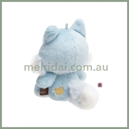 San-X | Rilakkuma Plush Keychain Aoikoookami 100X70X90 Mm /////