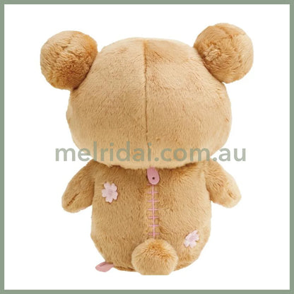 San-X | Rilakkuma Plush Toy 20Th Anniversary 190×160×110Mm (Sakura Limted)