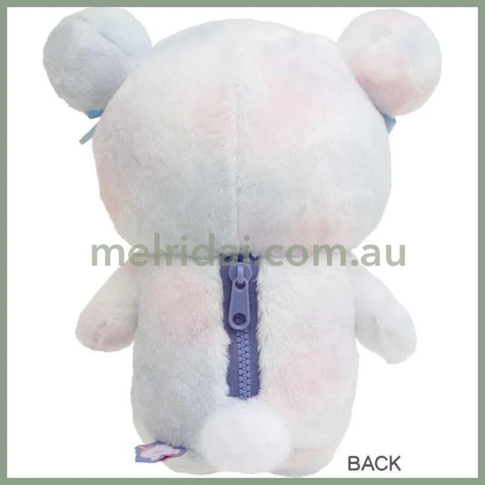 San-X | Rilakkuma Plush Toy 210 X 160 120Mm (Osorano Kururin Wataame/Sky Curly Cotton Candy)