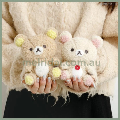 SAN-X | Rilakkuma Plush Toy Plush Doll 130×110×65mm (New Basic BOA ITEMS Moko Moko Fluffy)