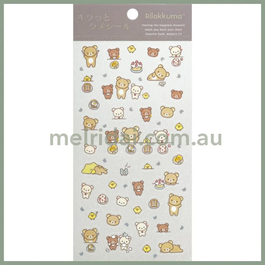 SAN-X | Rilakkuma Sheet Sticker (Basic Rilakkuma Favorite Things)