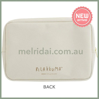 SAN-X | Rilakkuma Square Pouch 150×230×50mm (Stay With Me)