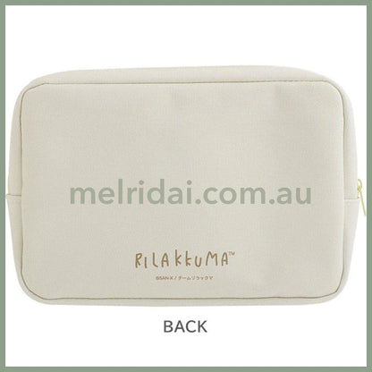 SAN-X | Rilakkuma Square Pouch 150×230×50mm (Stay With Me)