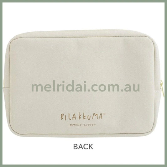 SAN-X | Rilakkuma Square Pouch 150×230×50mm (Stay With Me)