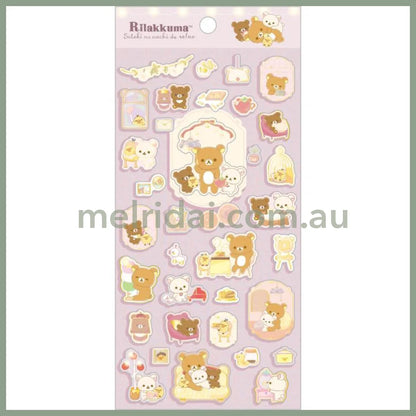 San-X | Rilakkuma Sticker Set 200×95Mm (Lovely House)