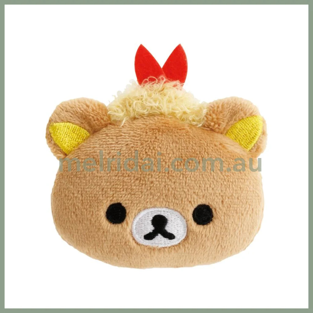 SAN-X | Rilakkuma Store Manger Limited Plush Badge 55×70×25mm (Nagoya Shrimp)