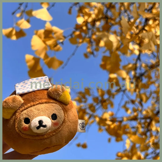 SAN-X | Rilakkuma Tea House Limited Mascot Holder Bag Charm Keychain (Manju Bun Style)
