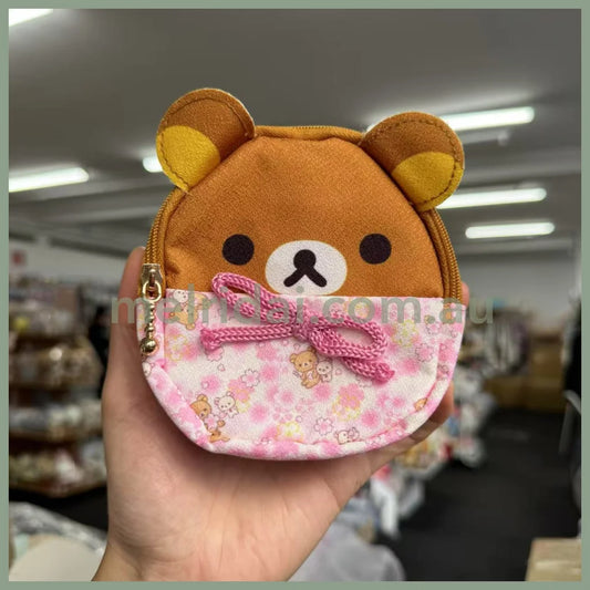 SAN-X | Rilakkuma Zipper Pouch (Sakura Collectible Cherry Blossom)