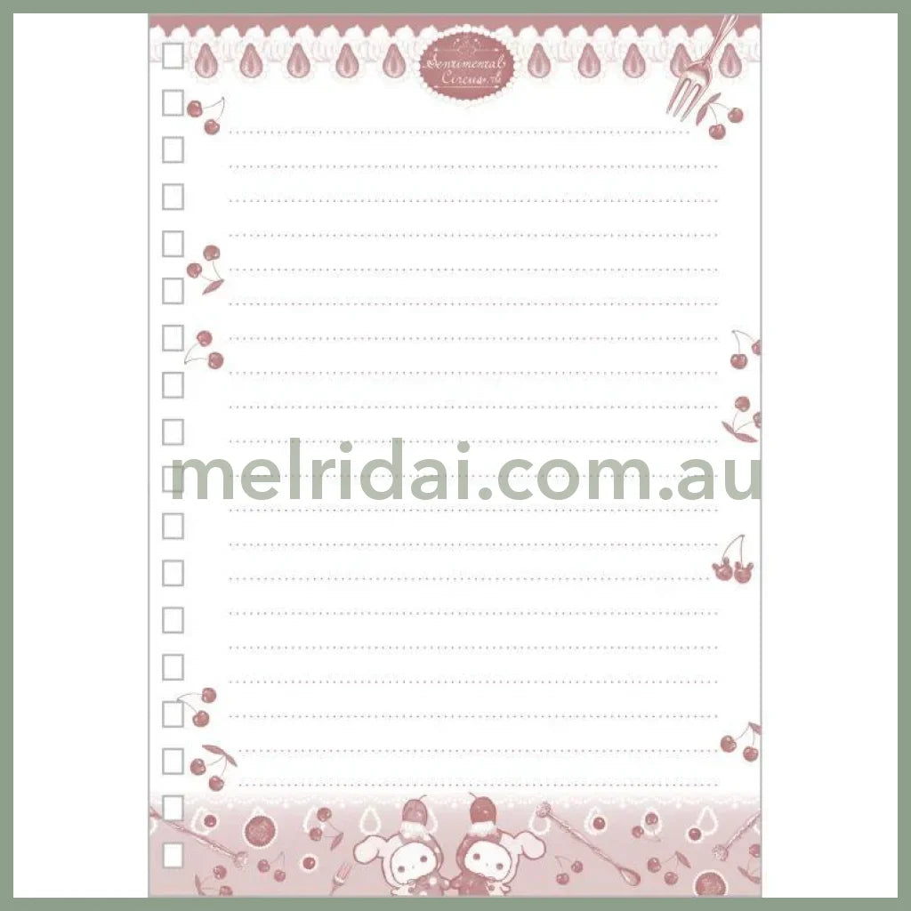 San-X | Ring Note Pad/Notebook 148 X 105 Mm (Yofukashi Parfait To Hoshikuzu Namida No Drained