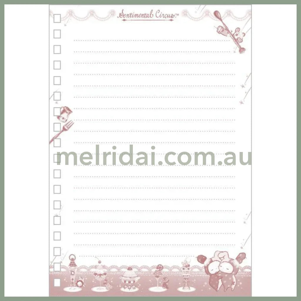 San-X | Ring Note Pad/Notebook 148 X 105 Mm (Yofukashi Parfait To Hoshikuzu Namida No Drained