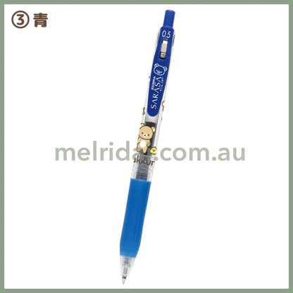 San-X | Sarasa Clip Rilakkuma Gel Pen 0.5Mm Blue