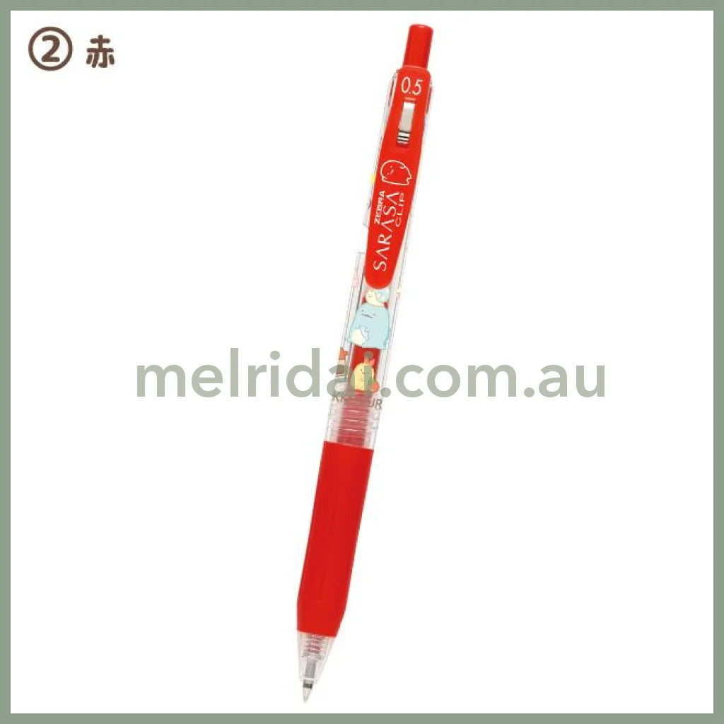 San-X | Sarasa Clip Sumikko Gurashi Gel Pen 0.5Mm Red