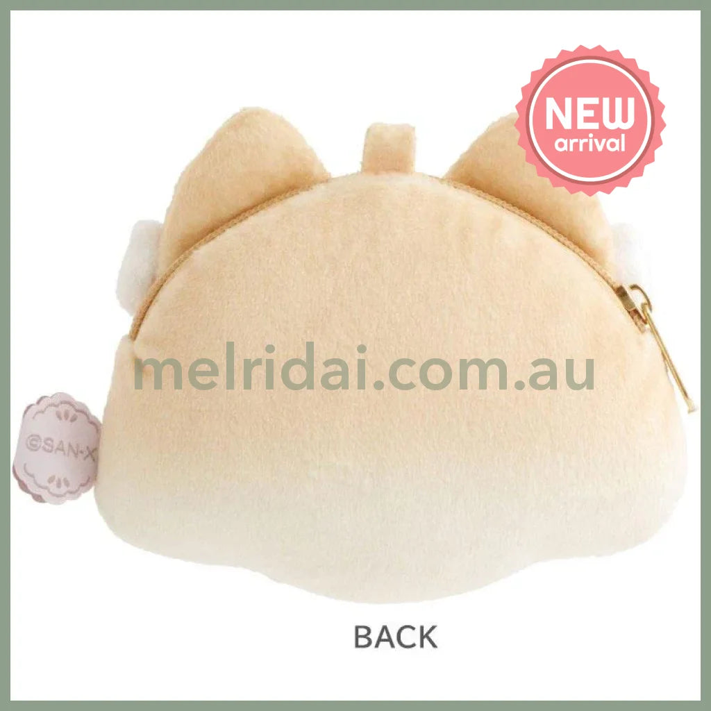 SAN X | Sufuon Plush Coin Case Keychain 85×105×35mm (Lolli and Pop’s Candy Day)