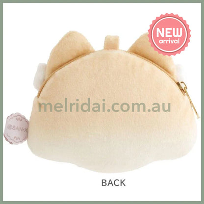 SAN X | Sufuon Plush Coin Case Keychain 85×105×35mm (Lolli and Pop’s Candy Day)