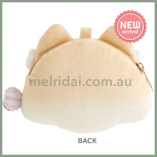 SAN X | Sufuon Plush Coin Case Keychain 85×105×35mm (Lolli and Pop’s Candy Day)
