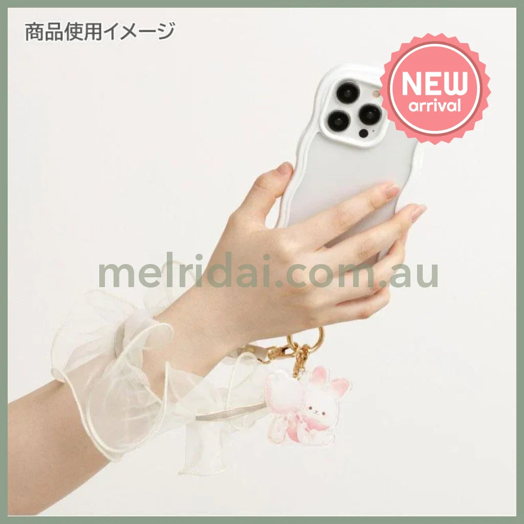 SAN X | Sugarcocomuu Acrylic Keychain Smartphone Strap 240 x 110 mm (Lolli and Pop’s Candy Day)