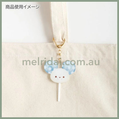 SAN X | Sugarcocomuu Chu Pop Candy Pop Acrylic Keychain 57 x 43 mm (Lolli and Pop’s Candy Day)