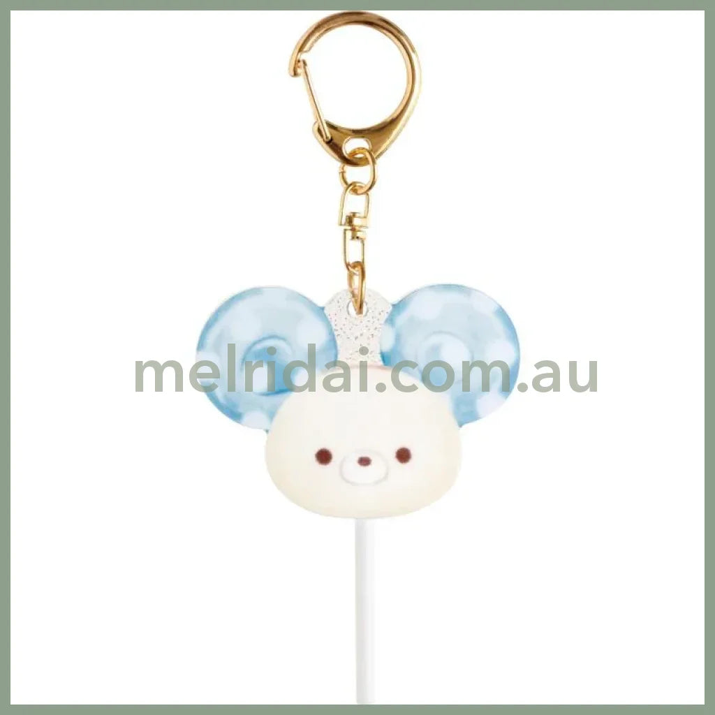 SAN X | Sugarcocomuu Chu Pop Candy Pop Acrylic Keychain 57 x 43 mm (Lolli and Pop’s Candy Day)