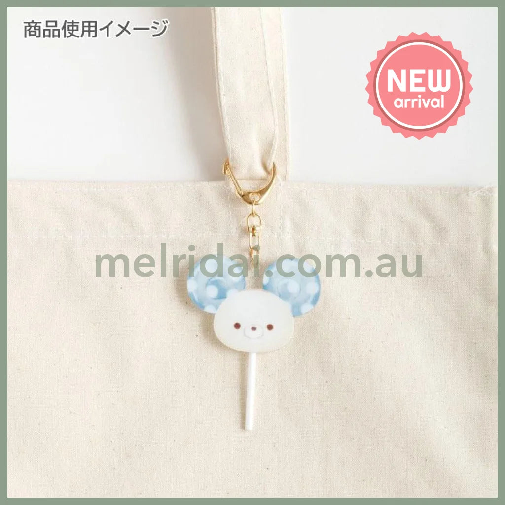SAN X | Sugarcocomuu Chu Pop Candy Pop Acrylic Keychain 57 x 43 mm (Lolli and Pop’s Candy Day)