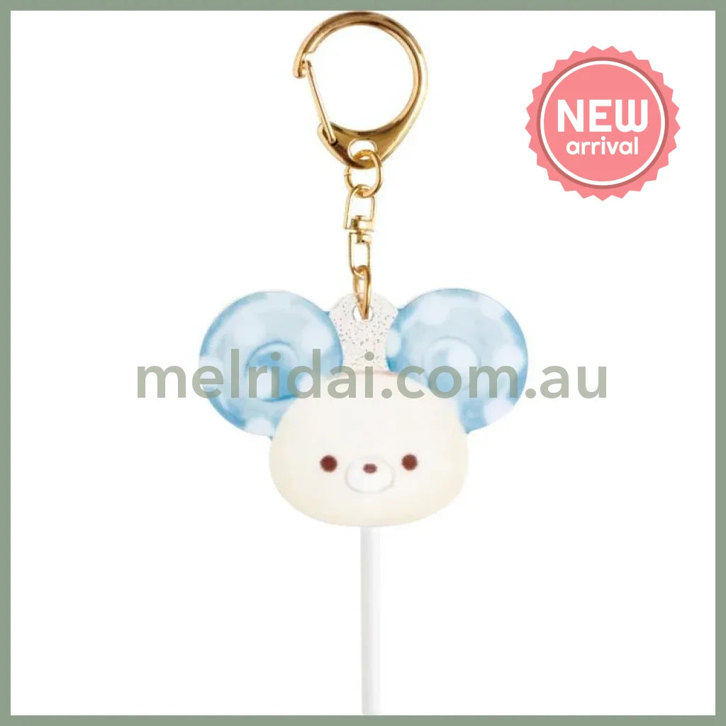 SAN X | Sugarcocomuu Chu Pop Candy Pop Acrylic Keychain 57 x 43 mm (Lolli and Pop’s Candy Day)