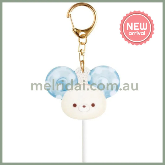 SAN X | Sugarcocomuu Chu Pop Candy Pop Acrylic Keychain 57 x 43 mm (Lolli and Pop’s Candy Day)