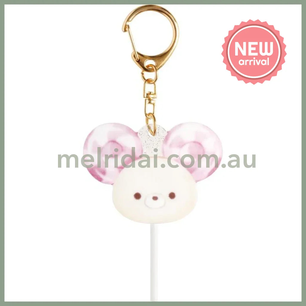SAN X | Sugarcocomuu Chu Pop Candy Lolli Acrylic Keychain 57 x 43 mm (Lolli and Pop’s Candy Day)