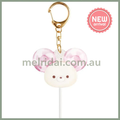 SAN X | Sugarcocomuu Chu Pop Candy Lolli Acrylic Keychain 57 x 43 mm (Lolli and Pop’s Candy Day)
