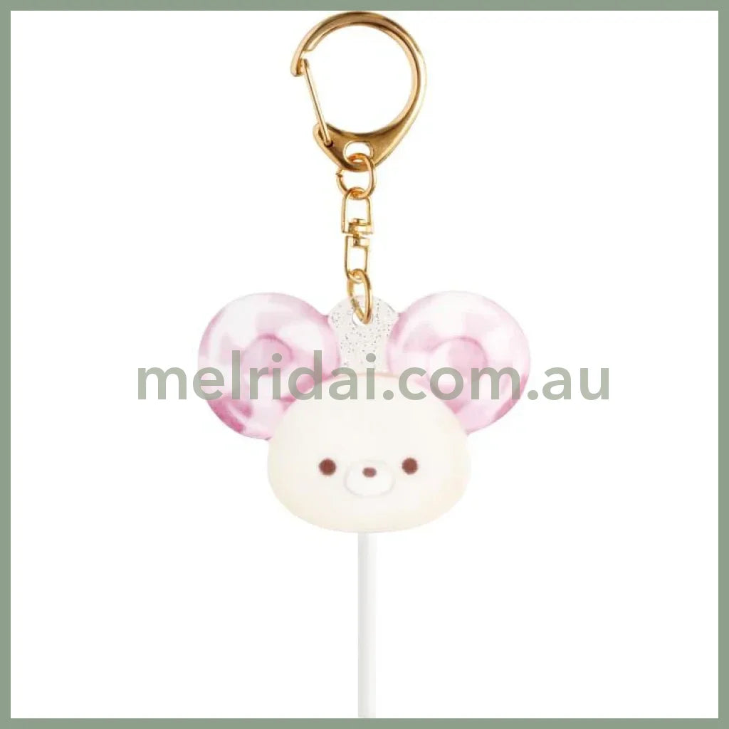 SAN X | Sugarcocomuu Chu Pop Candy Lolli Acrylic Keychain 57 x 43 mm (Lolli and Pop’s Candy Day)