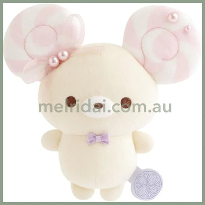 SAN X | Sugarcocomuu Chu Pop Candy Lolli Plush Toy 145×140×55mm (Lolli and Pop’s Candy Day)