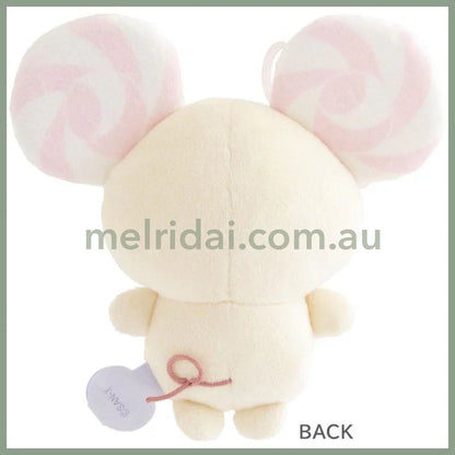 SAN X | Sugarcocomuu Chu Pop Candy Lolli Plush Toy 145×140×55mm (Lolli and Pop’s Candy Day)