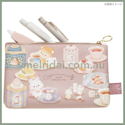 San-X | Sugarcocomuu Flat Pen Pouch 110 X 190 25 Mm (Sweet Memory Time Theme)