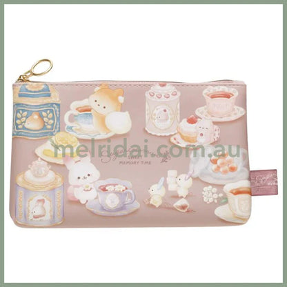 San-X | Sugarcocomuu Flat Pen Pouch 110 X 190 25 Mm (Sweet Memory Time Theme)