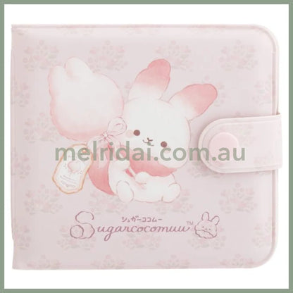 SAN-X | Sugarcocomuu Small Vinyl Wallet 90×95×10mm (Light Pink)