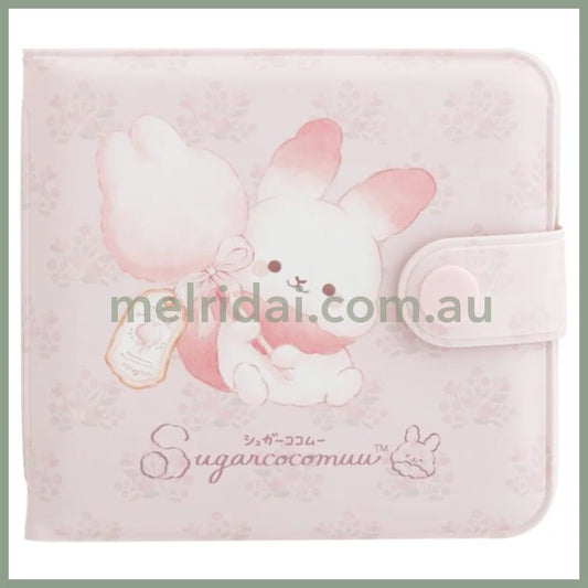 SAN-X | Sugarcocomuu Small Vinyl Wallet 90×95×10mm (Light Pink)