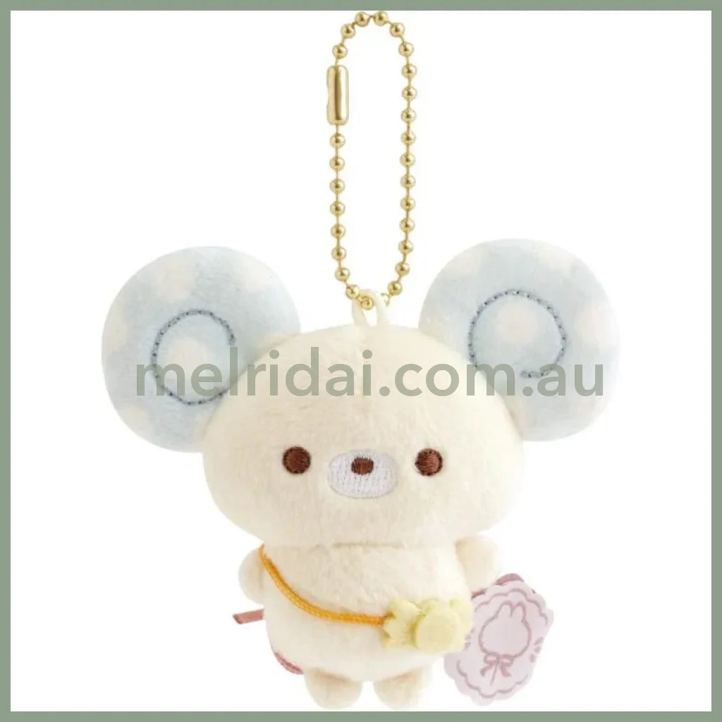 SAN X | Sugercocomuu Chu Pop Candy Pop Mini Plush Cleaner Keychain 70 x 50 x 30 mm (Lolli and Pop’s Candy Day)
