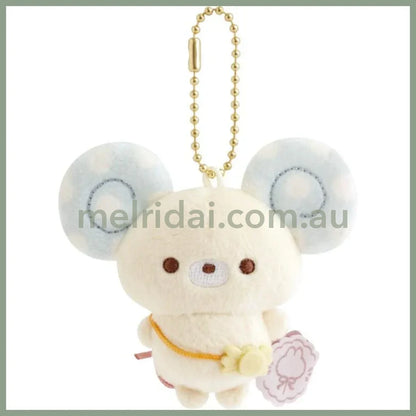 SAN X | Sugercocomuu Chu Pop Candy Pop Mini Plush Cleaner Keychain 70 x 50 x 30 mm (Lolli and Pop’s Candy Day)